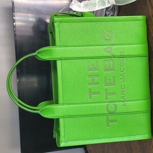 Marc Jacobs Kiwi Green Tote Bag Medium